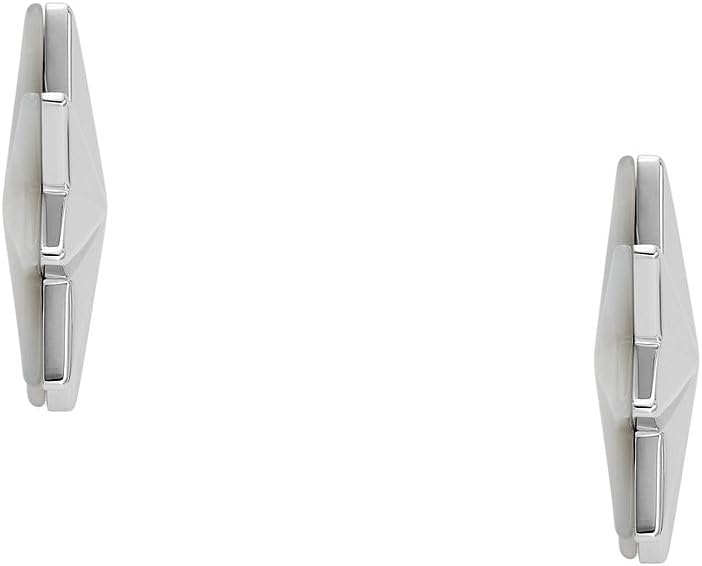 Skagen Pendientes para mujer en acero inoxidable o semipreciosos en tono plateado con cierre de poste