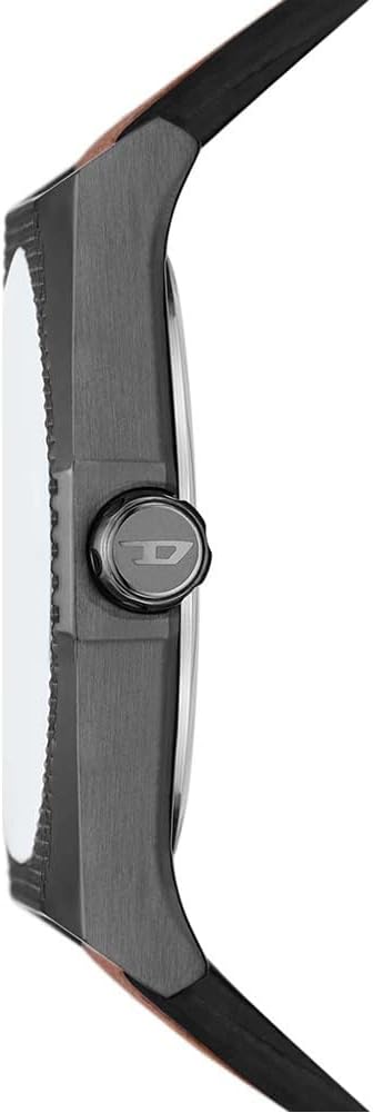 Diesel Scraper Reloj para Hombre, Movimiento de Cuarzo con Fecha a Tres Agujas y Correa de Acero o Piel