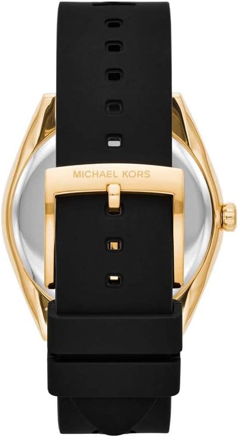 Michael Kors Reloj Janelle para Mujer, Movimiento de Cuarzo de Tres Agujas con Correa de Acero Inoxidable o Silicona