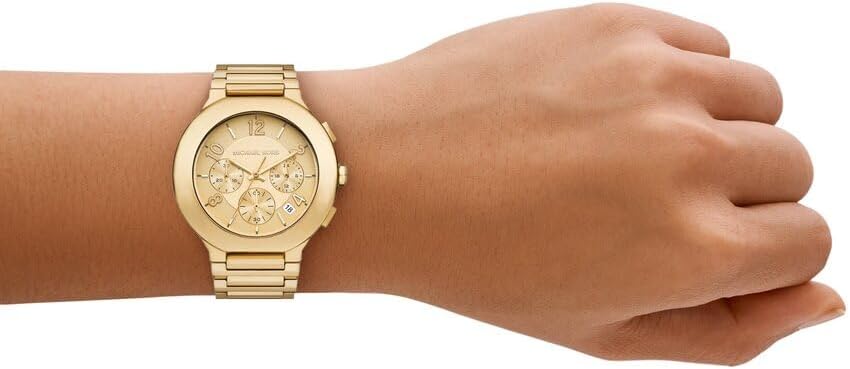 Michael Kors Reloj Gramercy para Mujer, Movimiento cronógrafo de Cuarzo con Correa de Acero Inoxidable