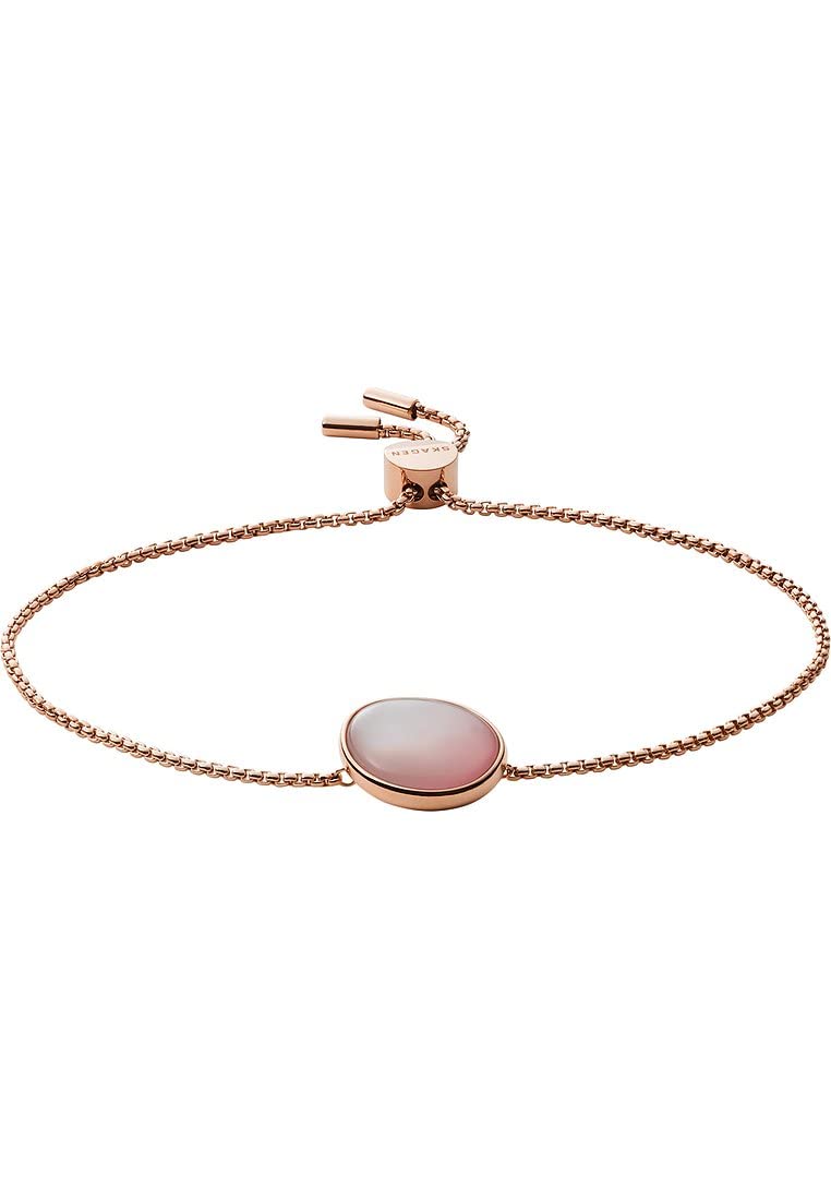 Skagen Agnethe Pulsera de mujer de acero con cierre deslizante o de langosta