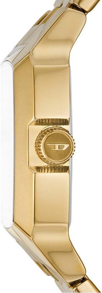 Diesel Cliffhanger Reloj para Hombre, Movimiento de Cuarzo a Tres Agujas con Correa de Silicona, Acero Inoxidable o Piel
