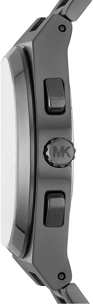 Michael Kors Reloj Runway para Hombre, Movimiento de Cuarzo a Tres Agujas con Fecha y Correa de Acero Inoxidable o PVC