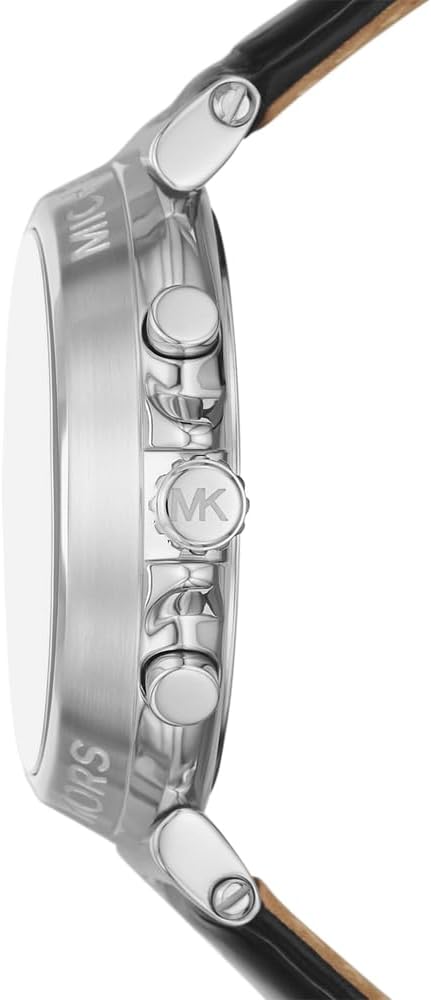 Michael Kors Reloj Maren para Mujer, Movimiento cronógrafo de Cuarzo con Correa de Acero o Piel