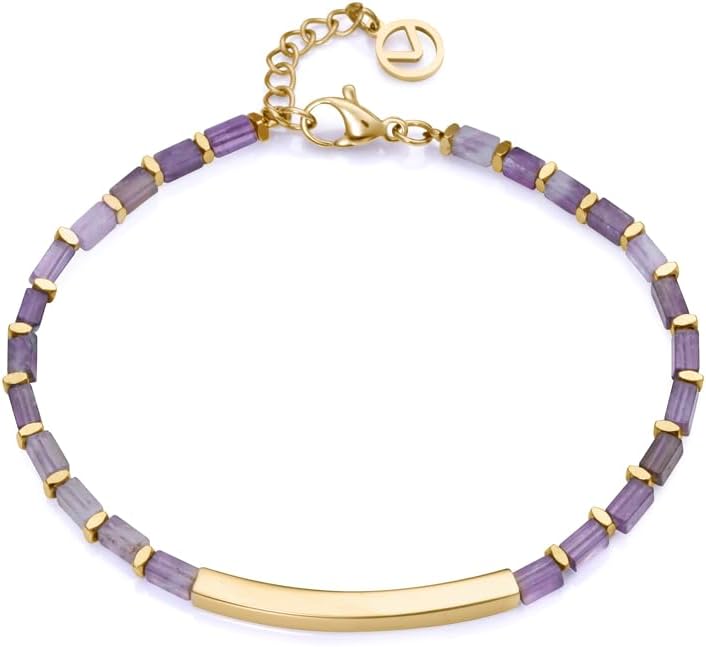 VICEROY - 14075P01019 - Pulsera Fashion de acero e ip dorado con piedras para mujer - 14075P01019