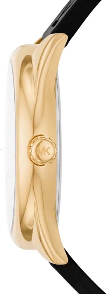 Michael Kors Reloj Janelle para Mujer, Movimiento de Cuarzo de Tres Agujas con Correa de Acero Inoxidable o Silicona
