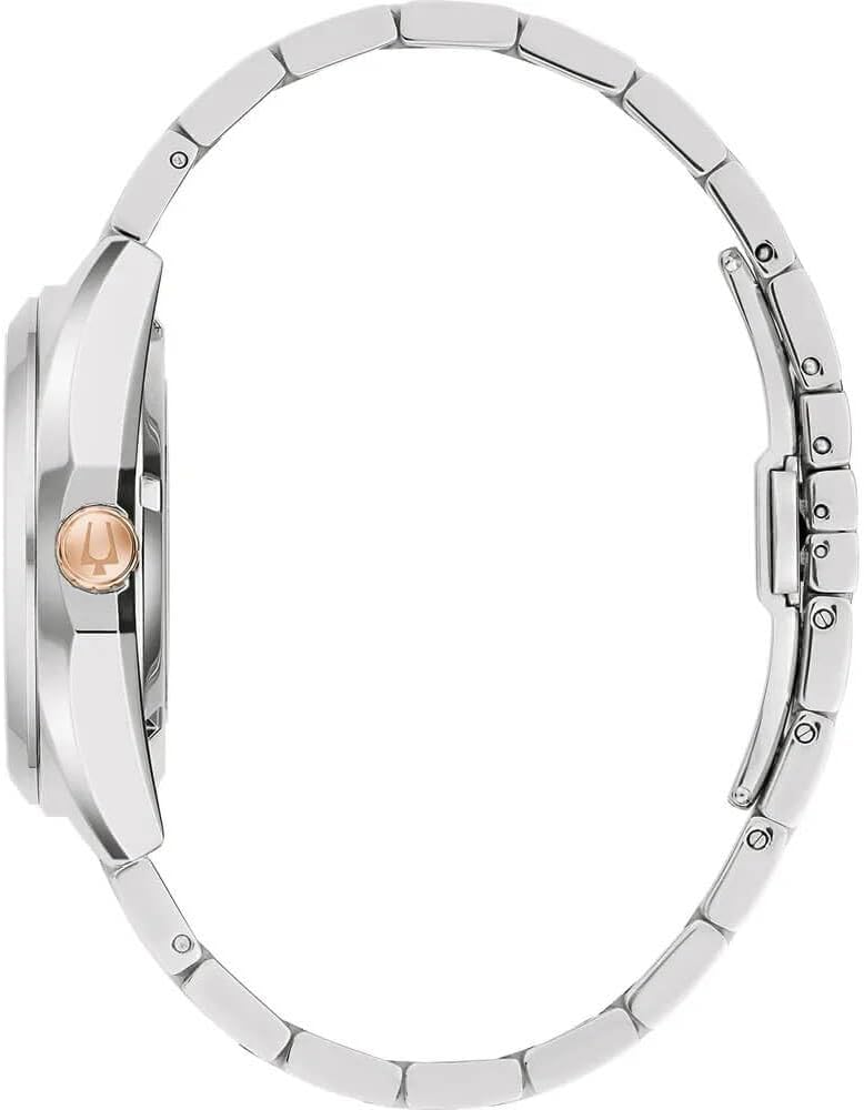 Bulova 98B422 Surveyor Mecha Classic - Reloj Hombre, Acero, Cristal Zafiro, Mecánico, 39mm, Rojo