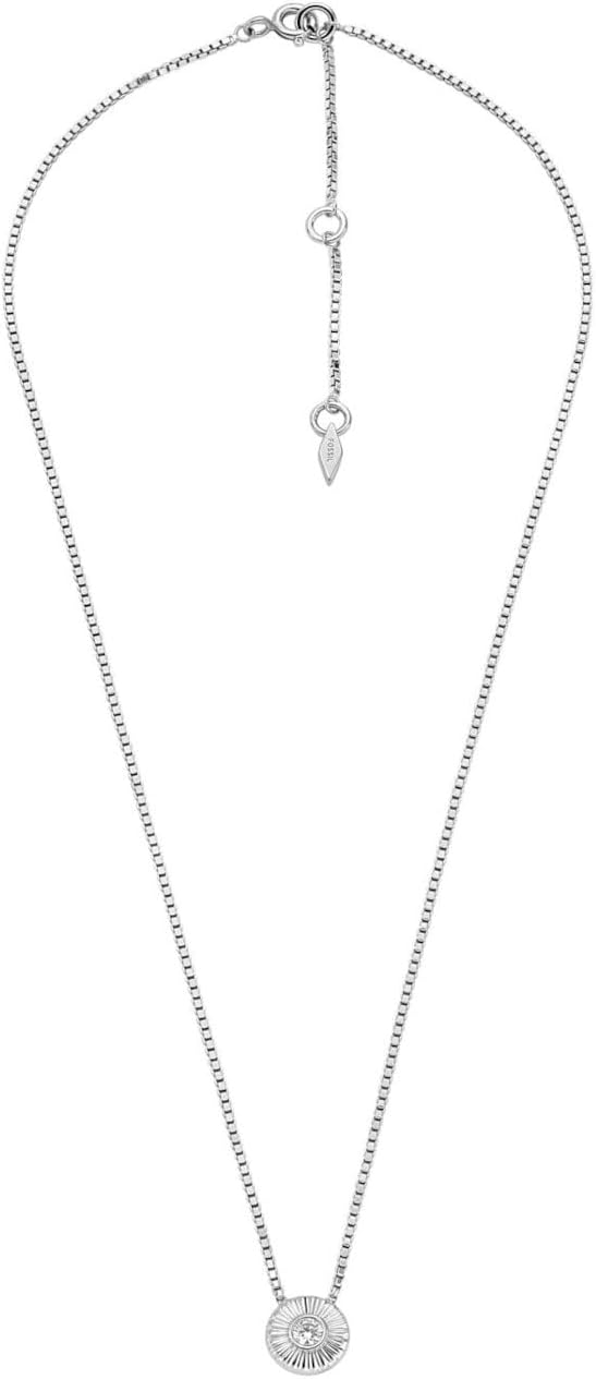 Fossil Collar Para Mujer Plata
