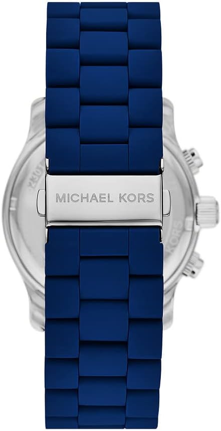 Michael Kors Reloj Runway para Hombre, Movimiento cronógrafo de Cuarzo con Correa de Acero Inoxidable