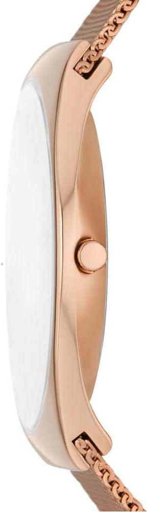 Skagen Reloj Grenen para Hombre, Movimiento de Cuarzo a Tres Agujas con Correa de Acero o Piel