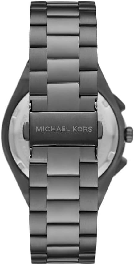 Michael Kors Reloj Runway para Hombre, Movimiento de Cuarzo a Tres Agujas con Fecha y Correa de Acero Inoxidable o PVC