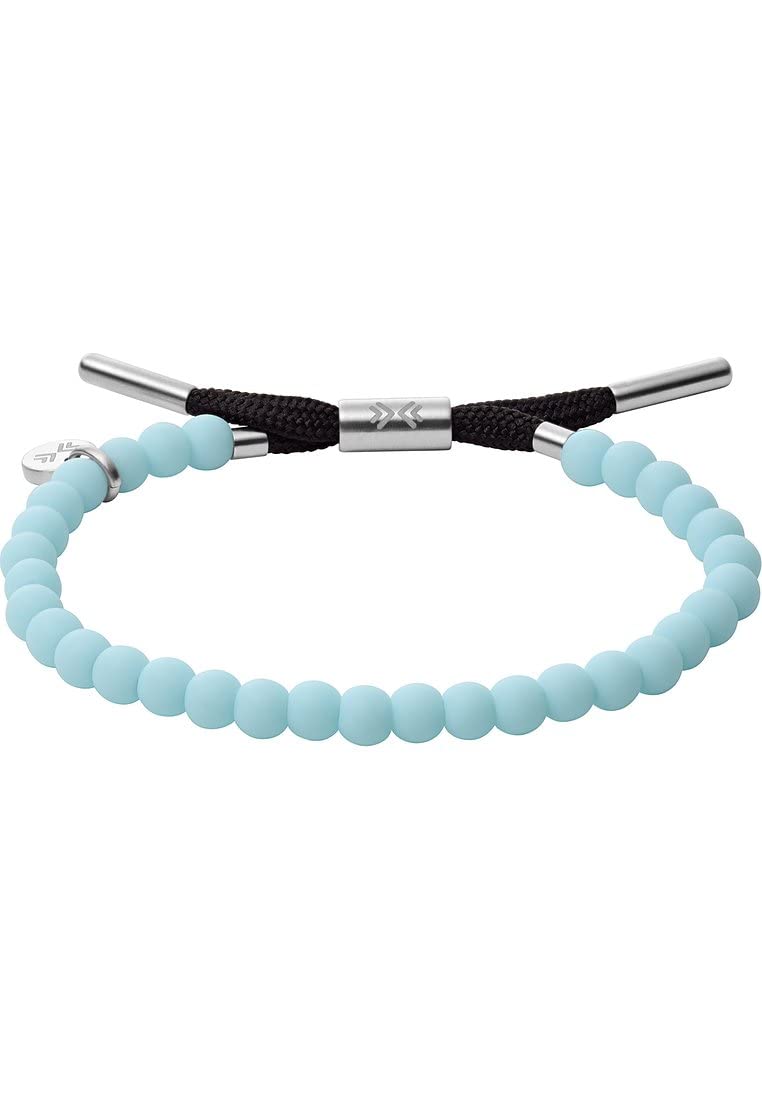 Skagen Torben Pulsera de acero o nailon con cierre deslizante, para hombre