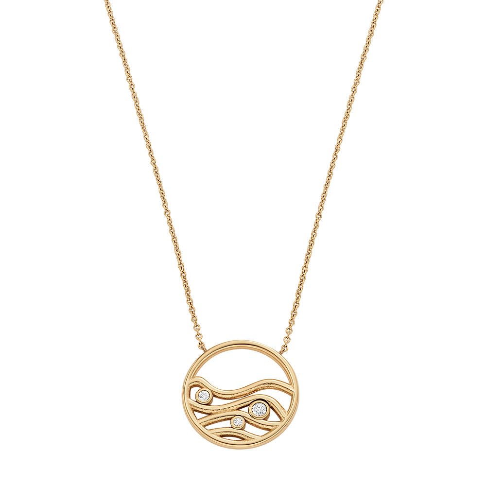 Skagen Women's Necklace, Stainless Steel Pendant