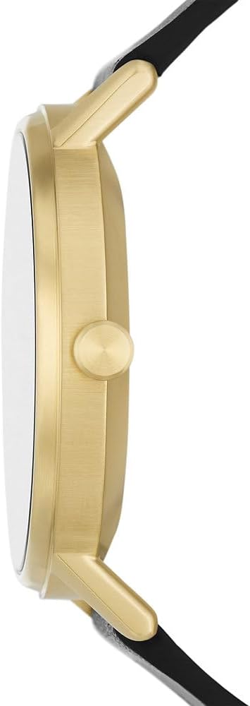 Skagen Reloj Kuppel para Hombre, Movimiento de Cuarzo a Tres Agujas con Esfera Secundaria y Correa de Acero o Piel