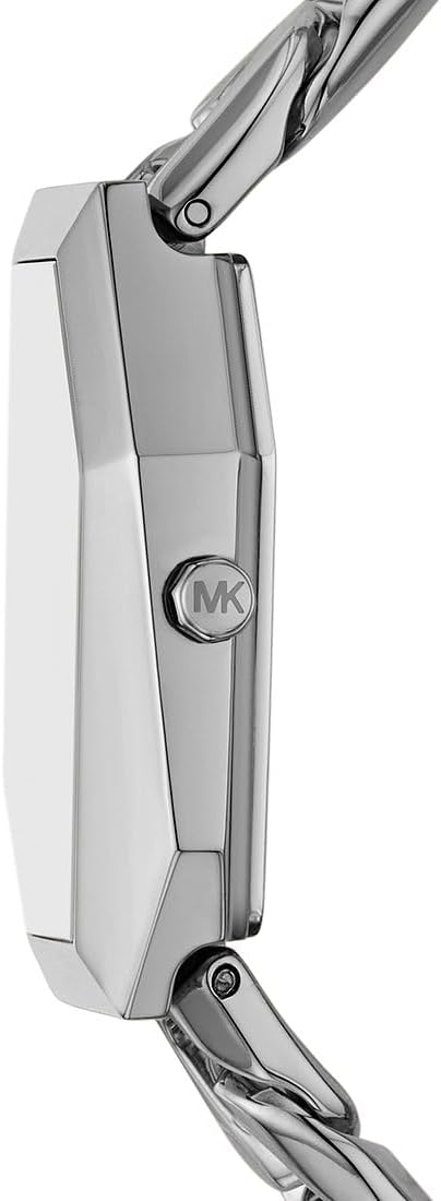 Michael Kors Reloj para mujer MK4879 plateado con esfera hexagonal