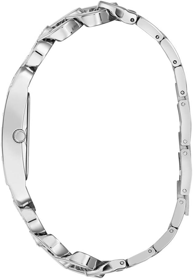 GUESS Reloj de cadena de cristal
