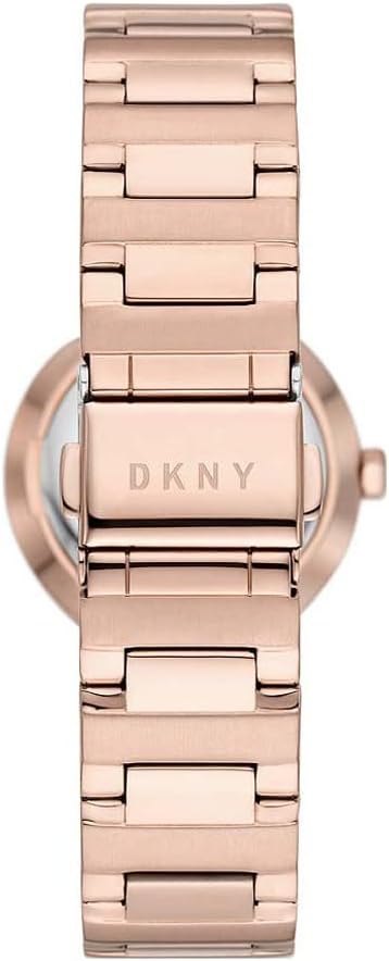 DKNY Metrolink Reloj para Mujer, Movimiento de Cuarzo con Correa de Acero, Piel o Silicona