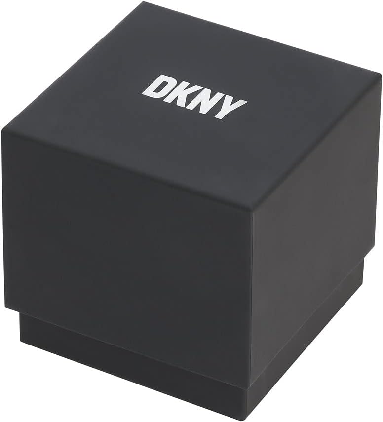DKNY Chambers Reloj para Mujer, Movimiento de Cuarzo con Correa de Acero, Piel o Silicona