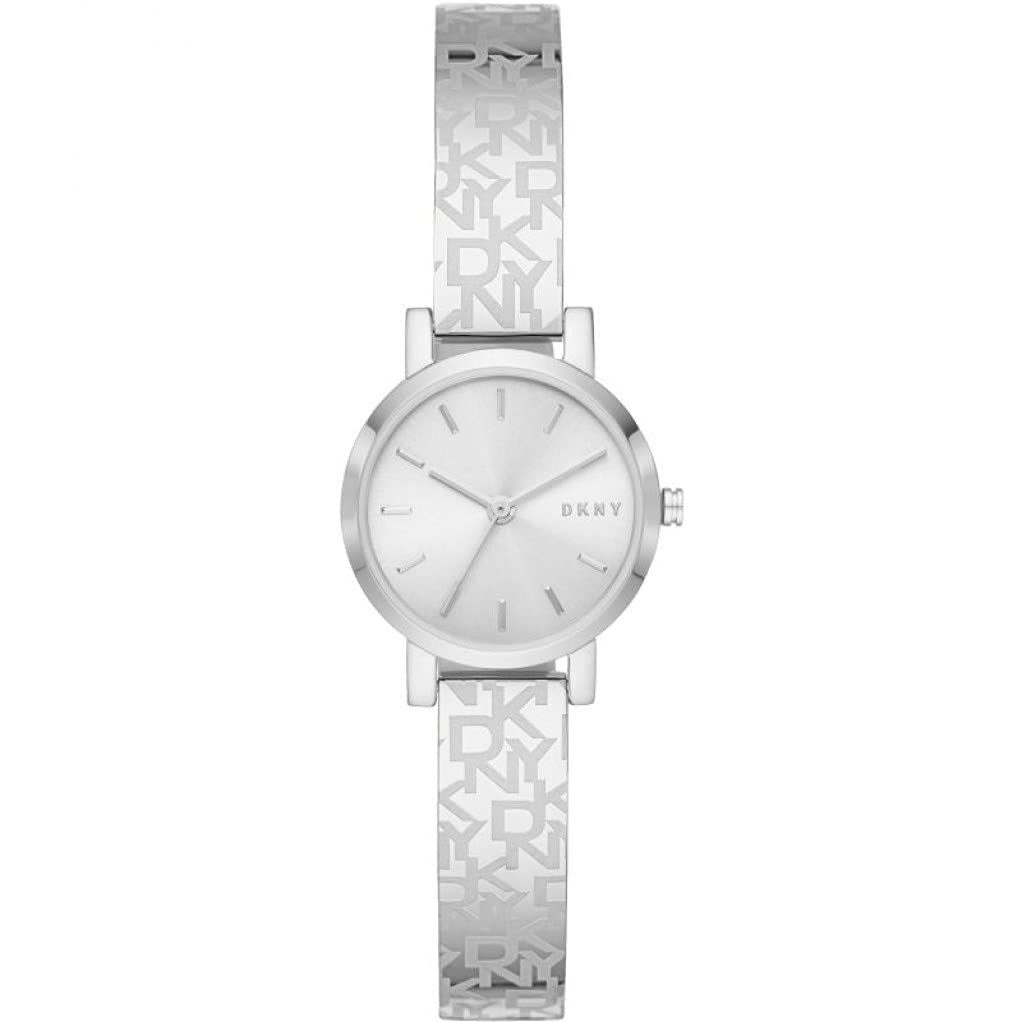 DKNY Soho Reloj para Mujer, Movimiento de Cuarzo con Correa de aleación, Acero, Piel o Silicona