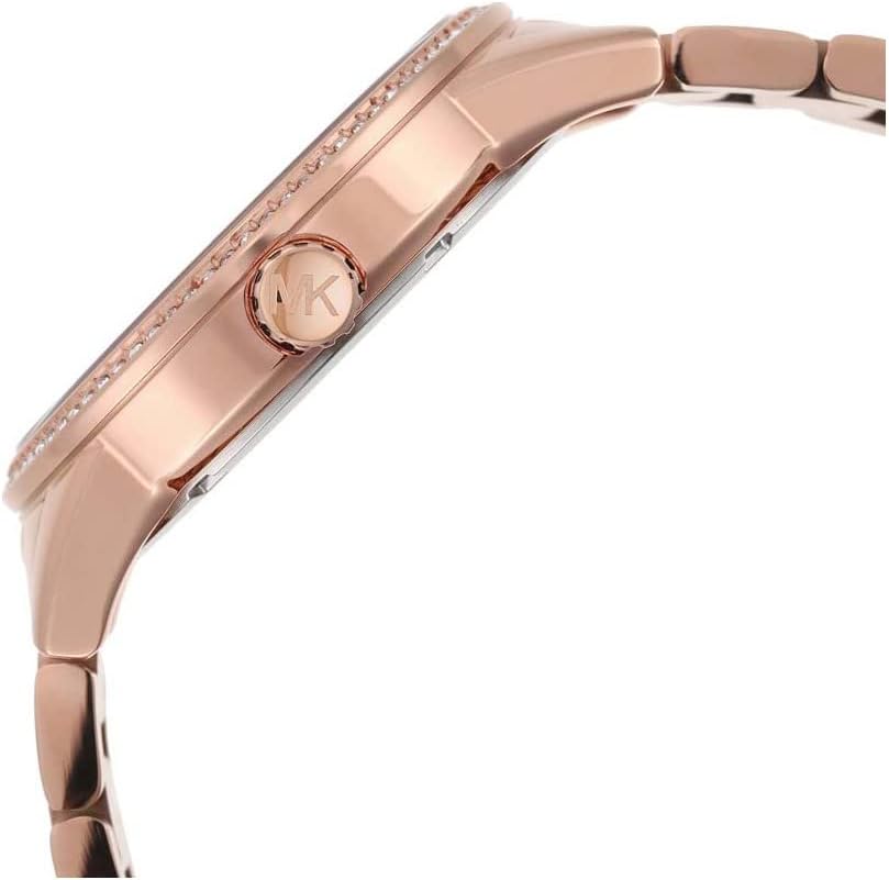 Michael Kors Reloj Bryant para Mujer, Movimiento de Cuarzo de Tres Agujas con Correa de Acero Inoxidable o cerámica