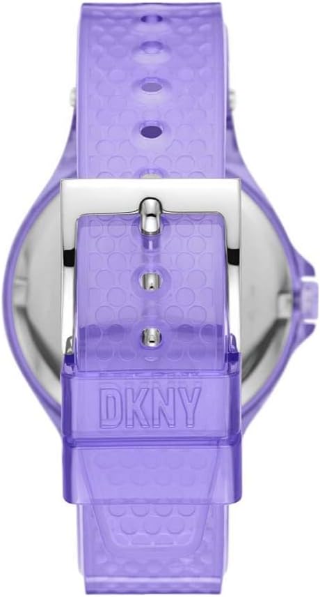 DKNY Chambers Reloj para Mujer, Movimiento de Cuarzo con Correa de Acero, Piel o Silicona