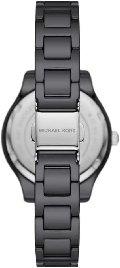 Michael Kors Reloj Liliane para Mujer, Movimiento de Cuarzo de Tres Agujas con Correa de Acero Inoxidable o cerámica