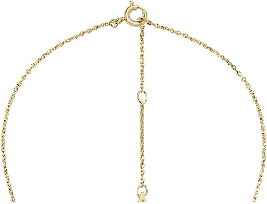 Fossil Collar de mujer de latón con cierre de langosta