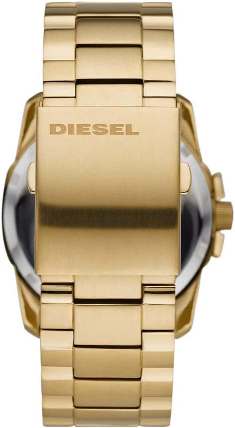 Diesel Master Chief Reloj para Hombre, Movimiento de Cuarzo con Correa de Silicona, Acero Inoxidable o Piel