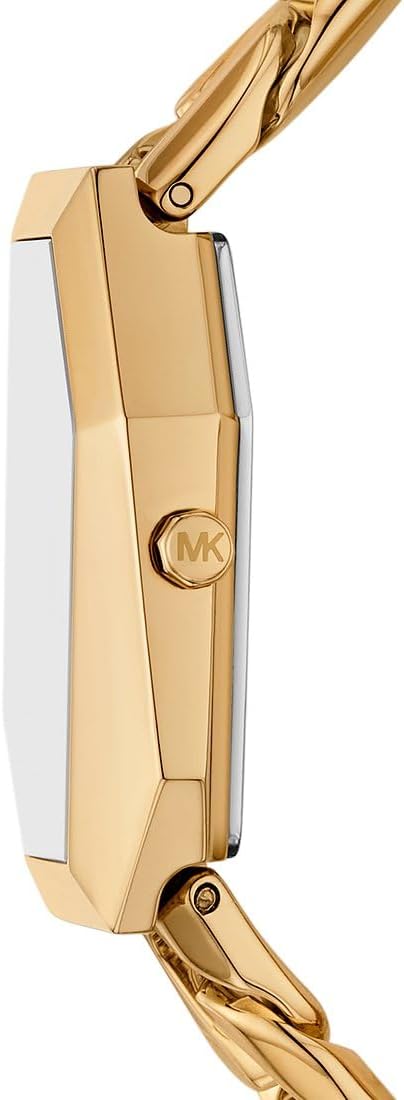 Michael Kors Reloj para Mujer MK4878, Dorado con esfera hexagonal
