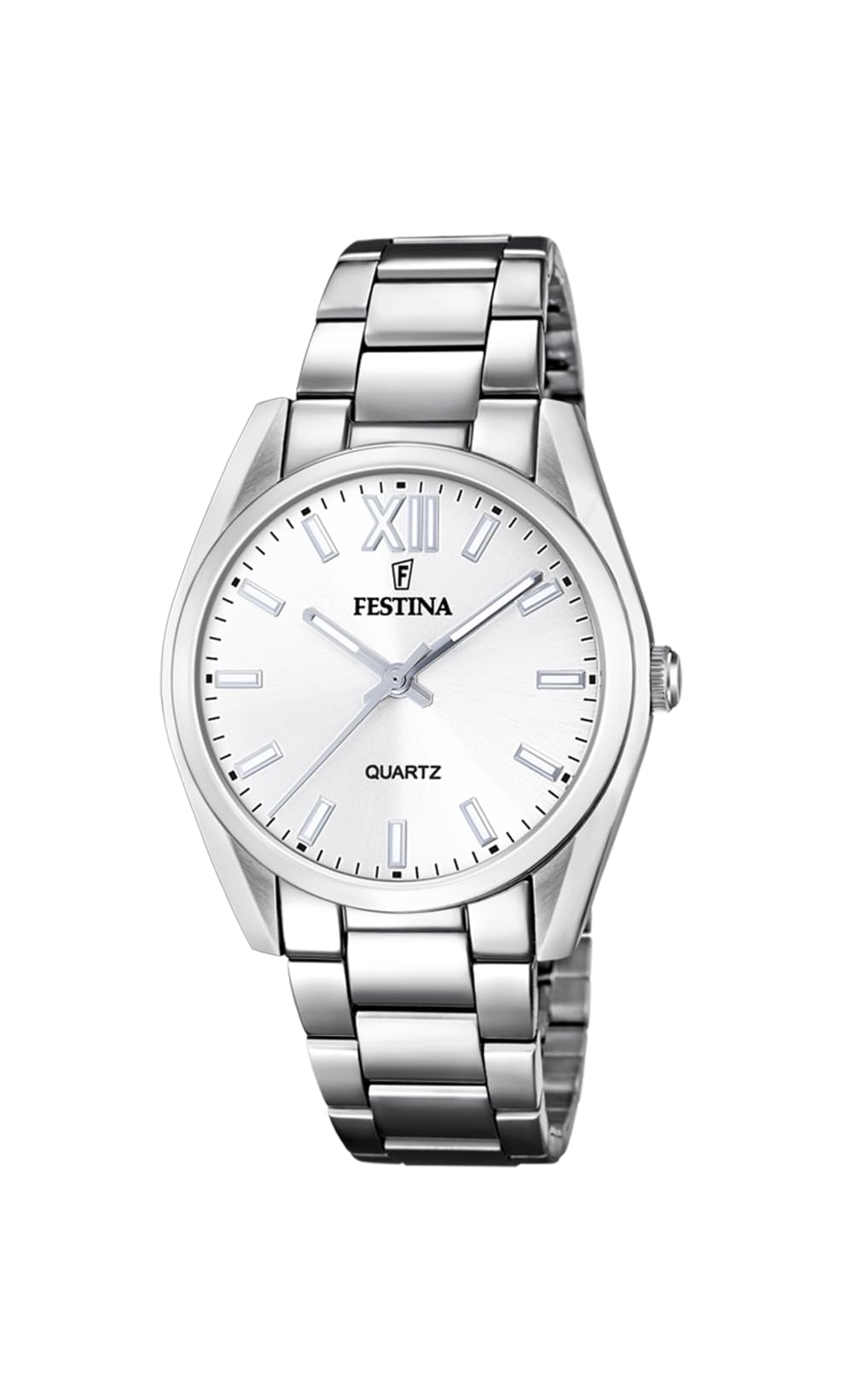 Festina Reloj Mujer F20622 Boyfriend Caja de Acero Inoxidable 316l Plateado Correa de Acero Inoxidable 316l Plateado