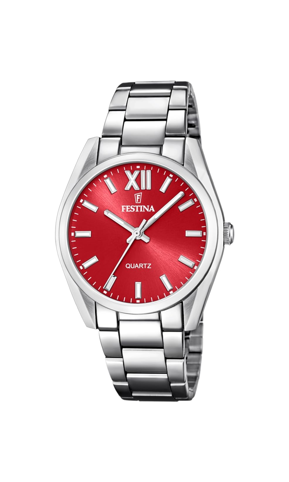 Festina Reloj Mujer F20622 Boyfriend Caja de Acero Inoxidable 316l Plateado Correa de Acero Inoxidable 316l Plateado