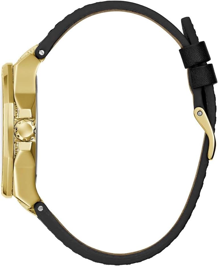 Guess Ladies 38mm Watch - Brown Strap Rose Gold Dial Rose Gold Tone Case