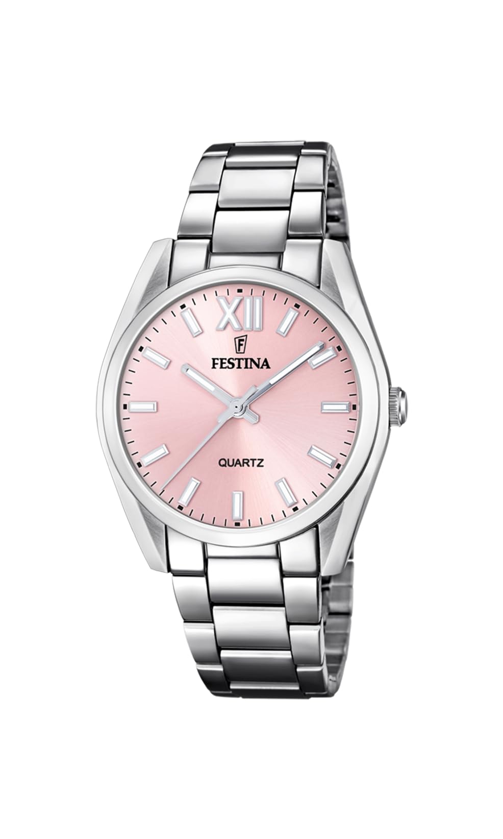 Festina Reloj Mujer F20622 Boyfriend Caja de Acero Inoxidable 316l Plateado Correa de Acero Inoxidable 316l Plateado