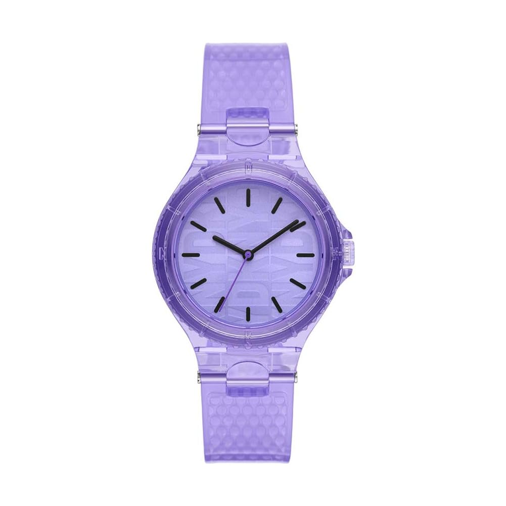 DKNY Chambers Reloj para Mujer, Movimiento de Cuarzo con Correa de Acero, Piel o Silicona