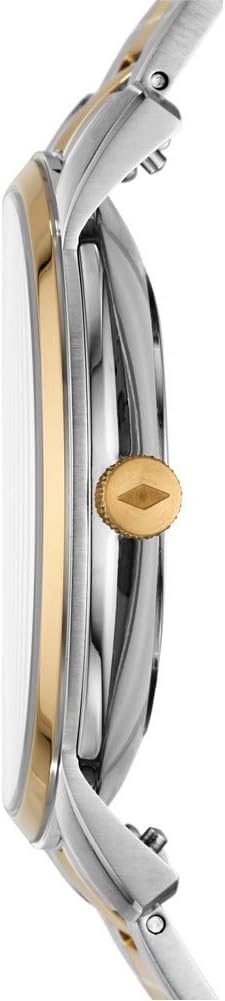 Fossil Reloj Analógico para Hombre de Cuarzo con Correa en Acero Inoxidable FS5572