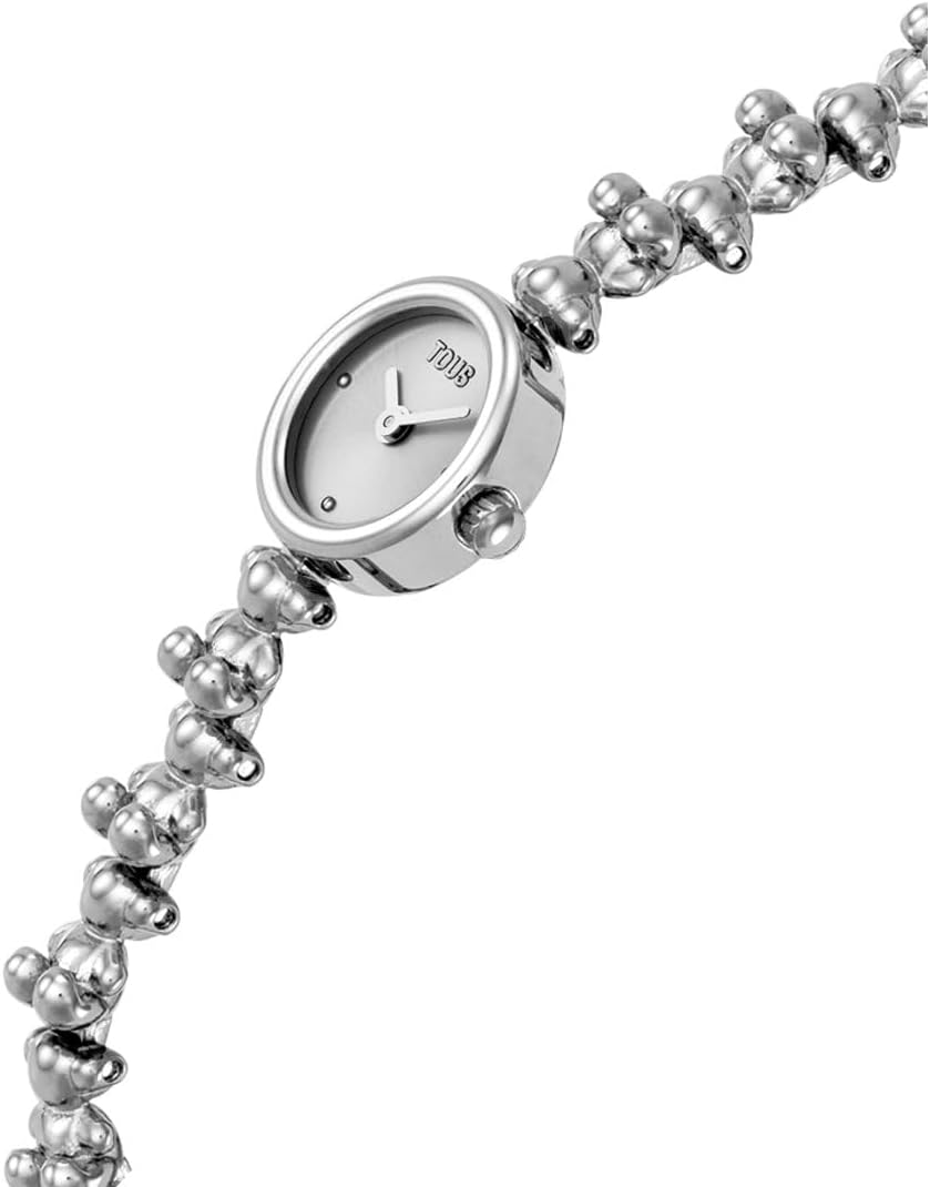 TOUS Reloj analógico con Brazalete de Acero