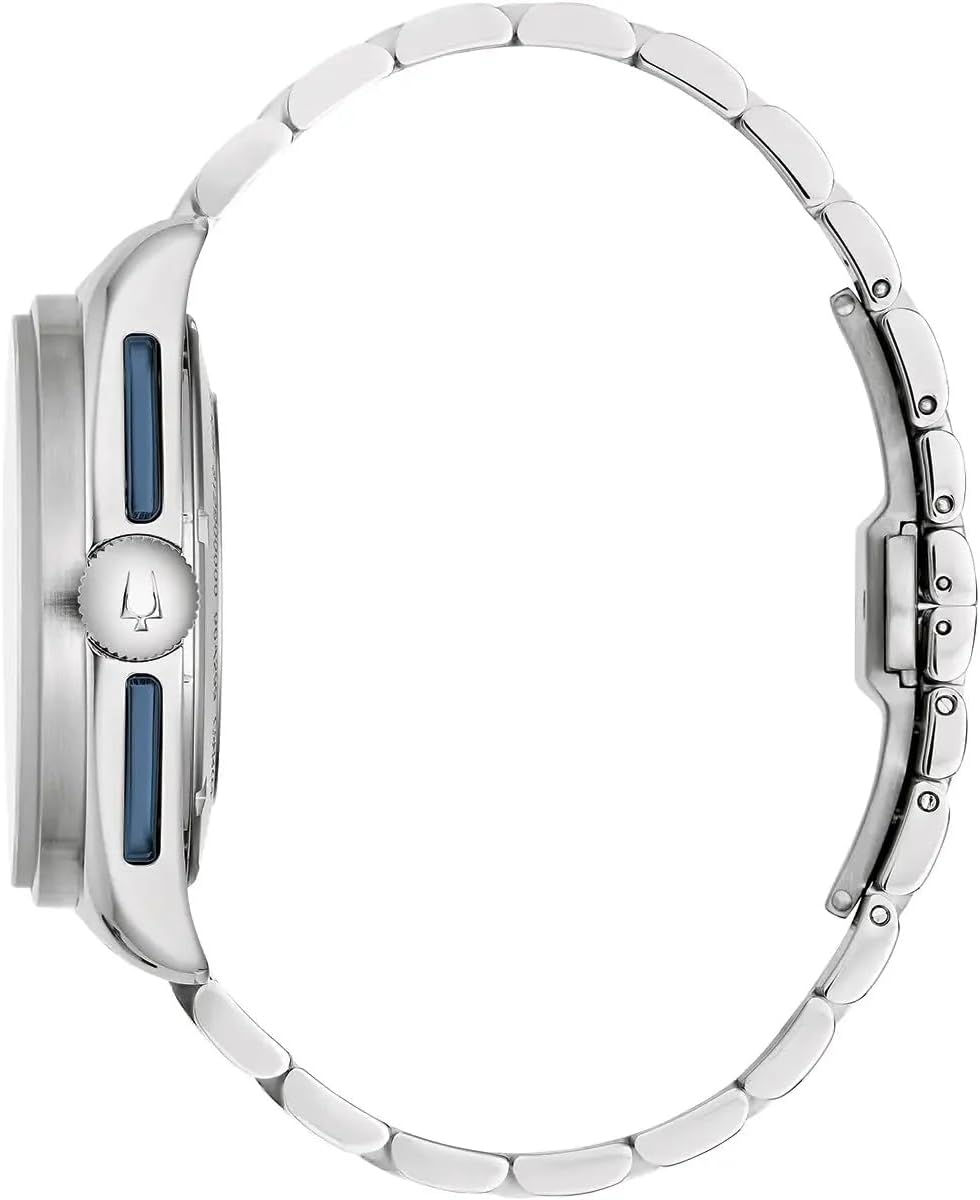 Bulova Reloj analógico de Cuarzo para Hombre con Correa de Acero Inoxidable 98K112, Bicolor., Pulsera