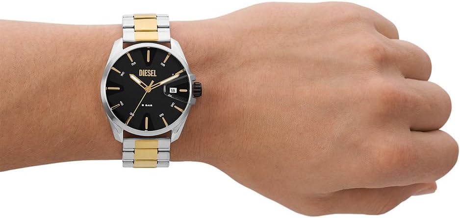 Diesel Reloj Analógico para Hombre de Cuarzo con Correa en Acero Inoxidable DZ2196
