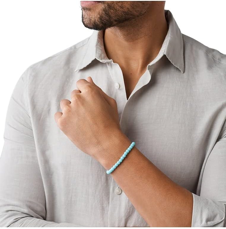 Skagen Torben Pulsera de acero o nailon con cierre deslizante, para hombre