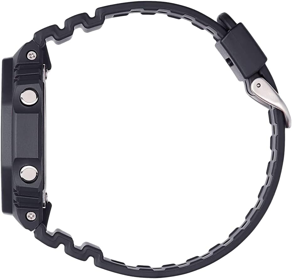 Casio Reloj Cuarzo Hombre 45.40mm con dial Análogico-Digital Negro y Correa de Plastic/Resin Strap Negro GA-2100-1A1ER