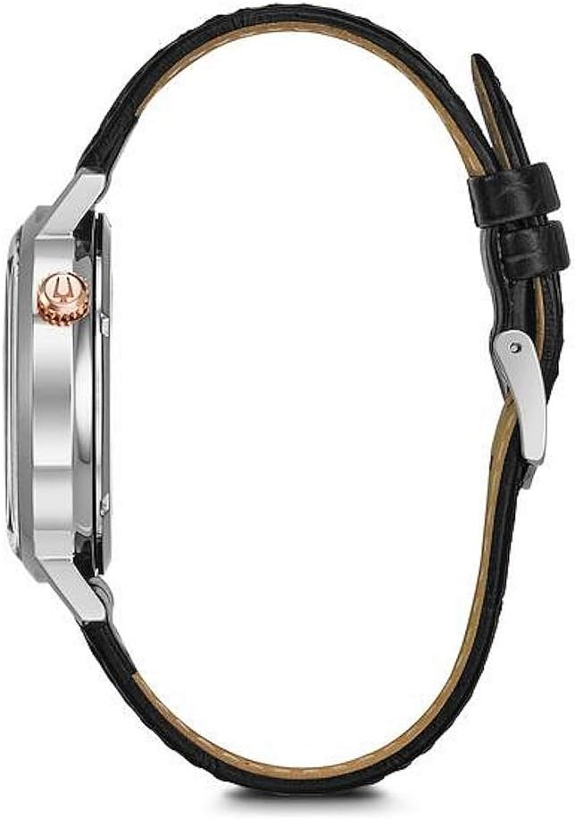 Bulova Reloj Analógico con Correa en Cuero 98A187