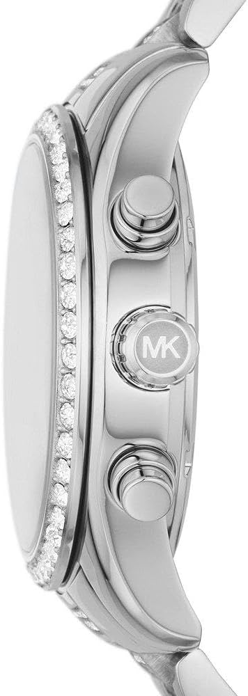 Michael Kors Reloj Lexington para Mujer, Movimiento cronógrafo de Cuarzo con Correa de Acero Inoxidable