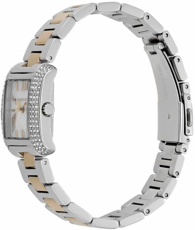 Michael Kors Reloj Emery para Mujer, 22mm Movimiento de Cuarzo a Tres Agujas con Correa de Acero Inoxidable