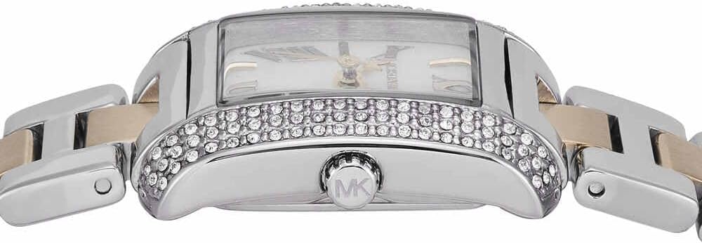 Michael Kors Reloj Emery para Mujer, 22mm Movimiento de Cuarzo a Tres Agujas con Correa de Acero Inoxidable