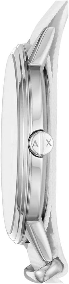 Armani Exchange Reloj para Hombre, Movimiento trifuncional de Cuarzo y Caja de 42 mm con Correa de Silicona o sintética