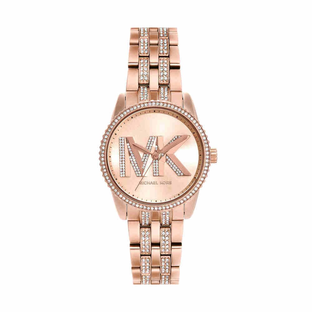 Michael Kors Reloj Bryant para Mujer, Movimiento de Cuarzo de Tres Agujas con Correa de Acero Inoxidable o cerámica