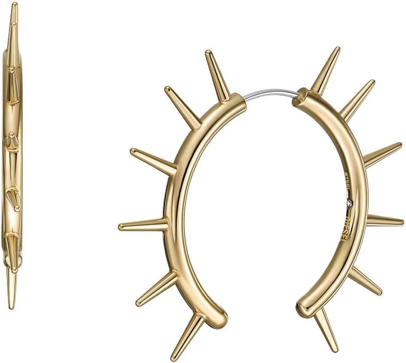 Diesel Pendientes de acero inoxidable para hombre con cierre de aro