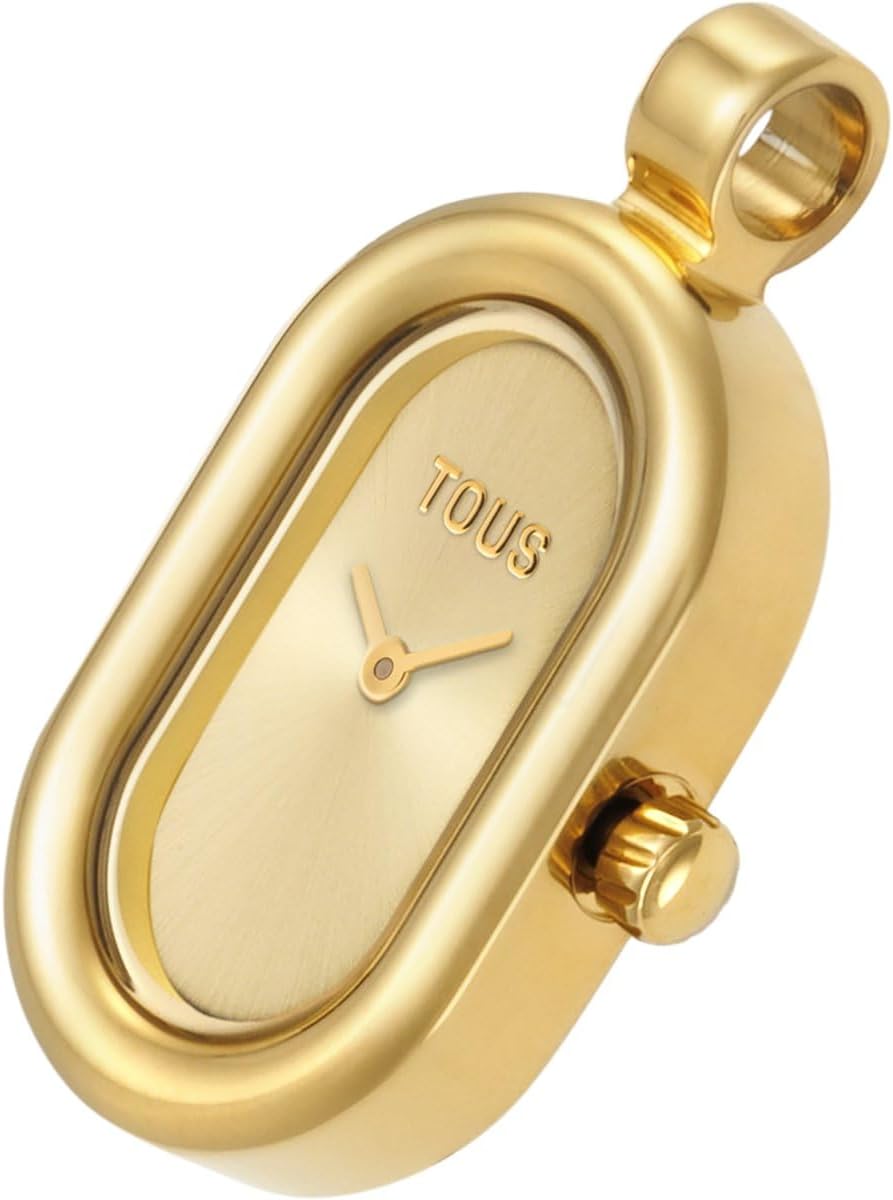 TOUS Reloj Colgante analógico en Acero Hold Oval