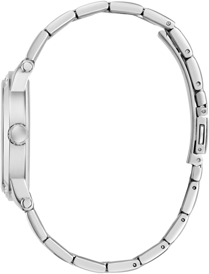 GUESS Reloj Analógico para Mujer'S de Cuarzo con Correa en Acero Inoxidable GW0861L1