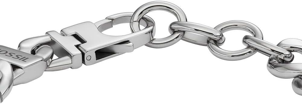 FOSSIL Drew Men's Stainless Steel with lobster clasp closure bracelet